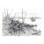 Ivy Attwell Harbor Scene and Tangs Department Store Double Sided Painting For Sale