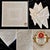 Beautiful vintage cotton napkins featuring an intricate floral damask pattern with a soft, elegant sheen. Made in Ireland,...