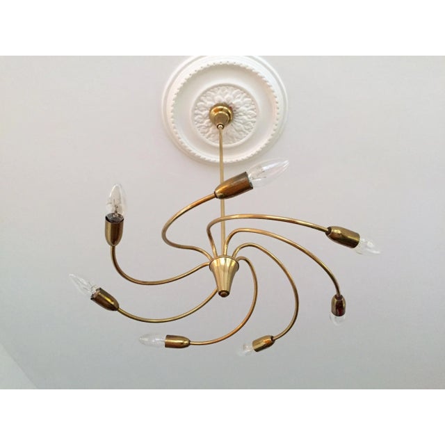 Tornado Chandelier by Rupert Nikoll, 1950s For Sale - Image 9 of 9