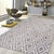 Pasargad Home Modern Silver Area Rug- 5' 0" X 8' 0" For Sale In New York - Image 6 of 6