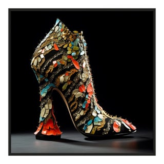 One-of-a-Kind 30' X 30' Luxury Fashion Photography 'Shoe', Unframed For Sale
