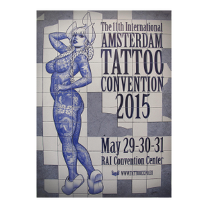 2015 Dutch Poster, Amsterdam International Tattoo Convention - Vince