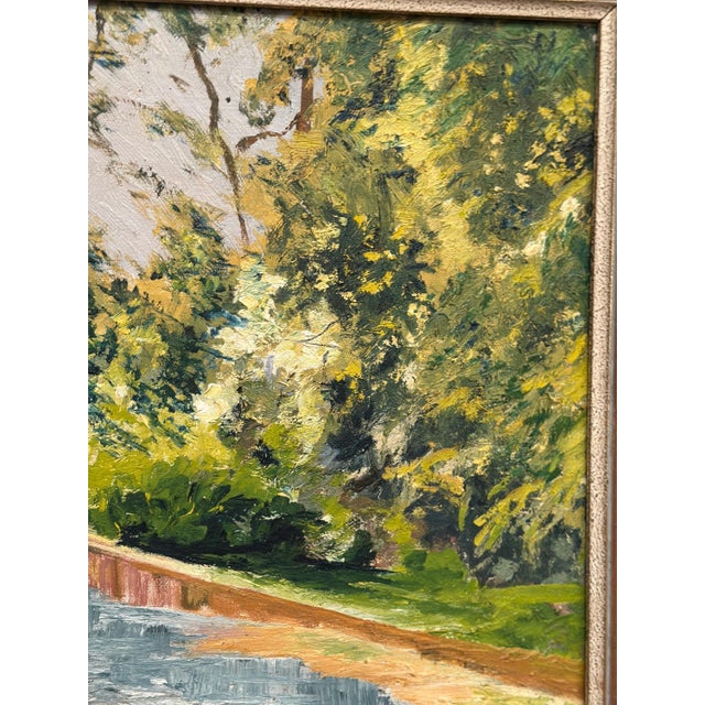 Waterfall, 1960s, Oil Painting on Canvas, Framed For Sale - Image 6 of 13