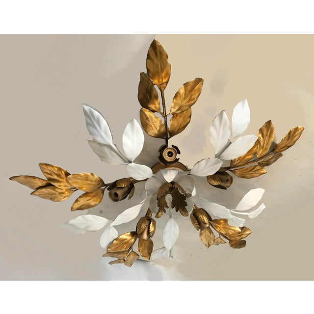 Willy Daro 1970s Mid-Century Modern by Willy Daro Flush Mount. For Sale - Image 4 of 8