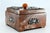 Wooden Jewelry Box with Silver Applications on Lid For Sale - Image 10 of 11