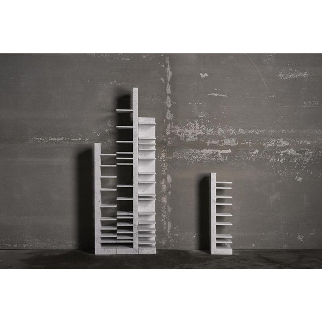 Spacco 150 Vertical Bookcase in Bianco Carrara Marble by Bufalini Marmi For Sale - Image 11 of 13