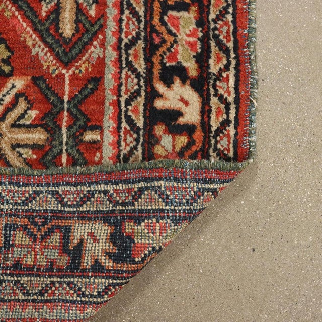 Textile Mahal Rug Wool & Cotton Heavy Knot Rug For Sale - Image 7 of 8