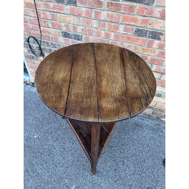 Wood Early 19th Century English Cricket Table For Sale - Image 7 of 12