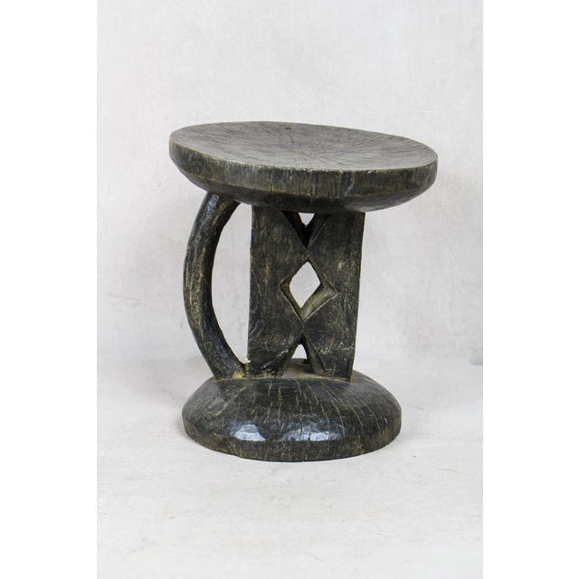Tonga Stool in Wood For Sale - Image 3 of 5