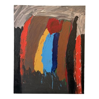 Contemporary Stanley Dean Edwards Stomy Abstract Painting For Sale