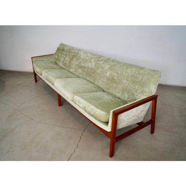 1960s 1960’s Mid-Century Danish Modern Long Teak Sofa For Sale - Image 5 of 12