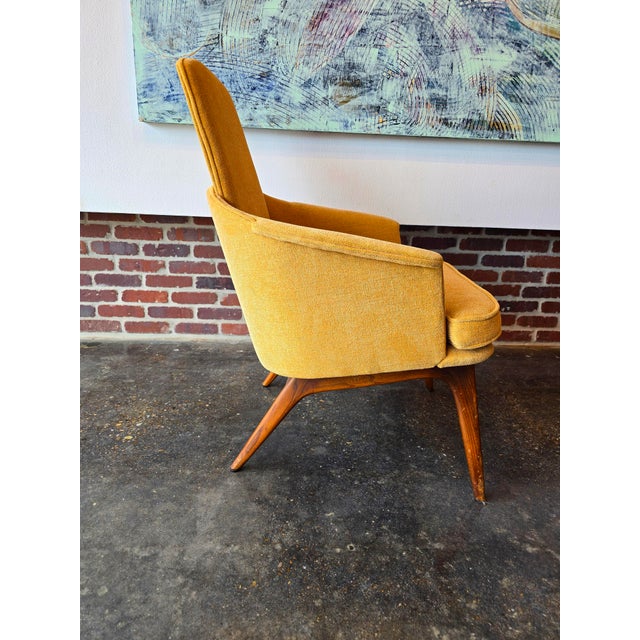 All new foam and Sunflower woven chenille fabric on this beautiful baby. I believe the manufacturer was Wieland but it was...