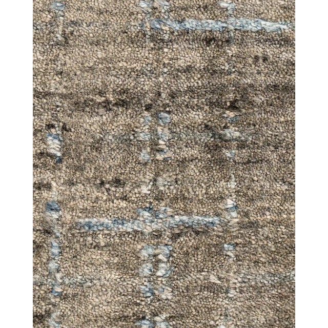 Textile Simplicity Comfort Beige Blue Contemporary Rug 9'1 X 11'11 For Sale - Image 7 of 8