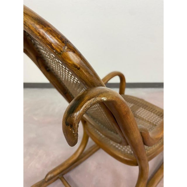 No. 2 Children's Rocking Chair, 1890s For Sale - Image 9 of 12