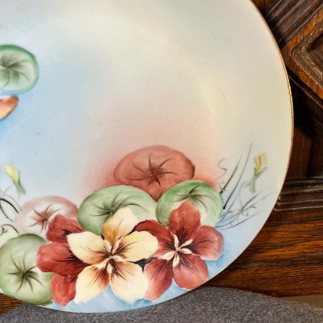 Art Nouveau Antique Hutschenreuther Selb Bavaria Plate For Sale - Image 3 of 7
