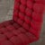 Red Upholstered Tripod Base Chair by Laverne For Sale - Image 8 of 10
