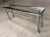 Modern Chrome & Glass Console Sofa Table in Mastercraft For Sale In Denver - Image 6 of 13