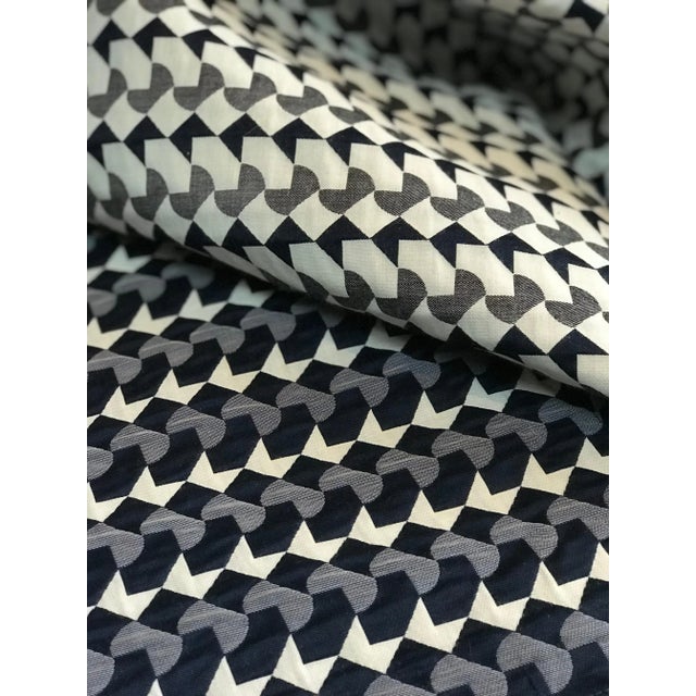 Large Belo Pattern Curvature Cushion Collection by Casa Botelho For Sale - Image 6 of 10