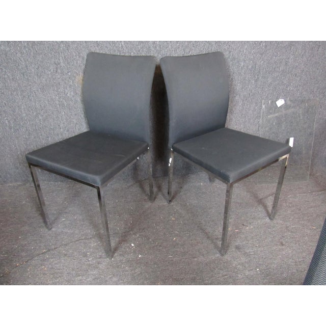 Mid 20th Century Italian Upholstered Dining Chairs - 6 Pieces For Sale - Image 4 of 8