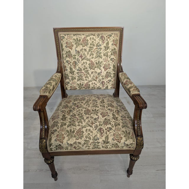 Antique Louis XVI Style Armchair, France For Sale - Image 9 of 18