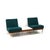Armchairs and Coffee Table Modular Sofa, 1970s, Set of 3 For Sale - Image 6 of 9