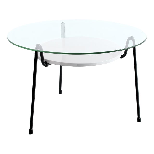 Small Model 535 Round Ant Leg Coffee Table by Wim Rietveld for Gispen, 1950s For Sale