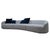Curved Sectional Sofa in Grey Boucle by Kabinet For Sale - Image 9 of 9