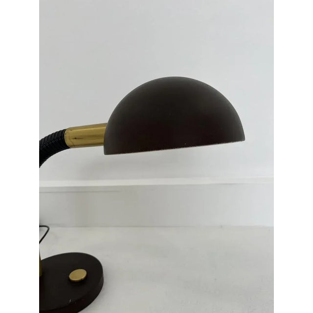 Metal Vintage Brutalist Table Lamp by Egon Hillebrand for Hillebrand Lighting, 1970s For Sale - Image 7 of 12