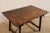 18th C. Italian Walnut Trestle Leg & Iron Stretcher Table 'Or Desk' For Sale - Image 11 of 12