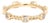 David Yurman Diamond Cable Band Ring, 18k Yellow Gold, Ring Size 5 For Sale