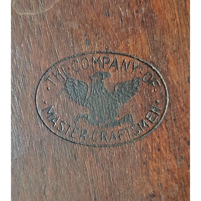 Antique American Federal Style Carved Wood Fern Stand Pedestal For Sale - Image 12 of 17