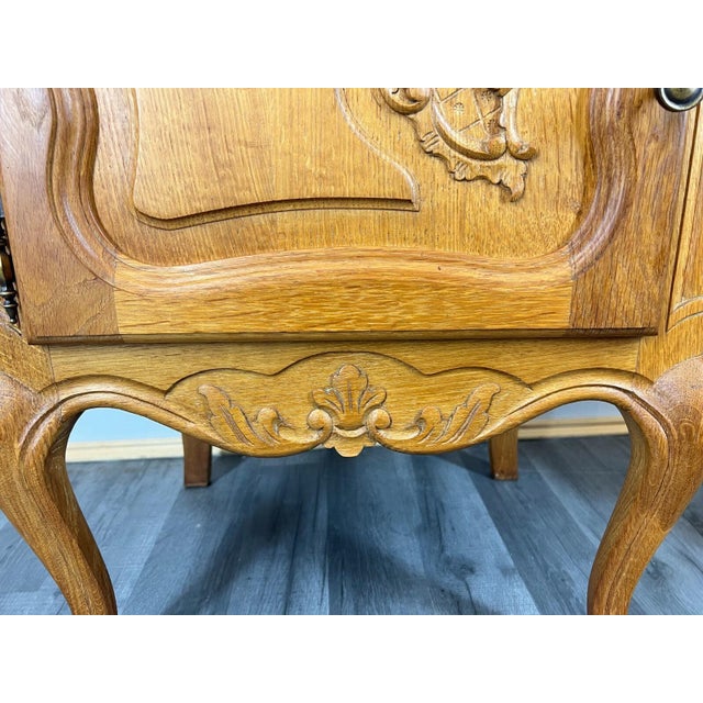 Louis XVI French Bedside Tables, Set of 2 For Sale - Image 5 of 14