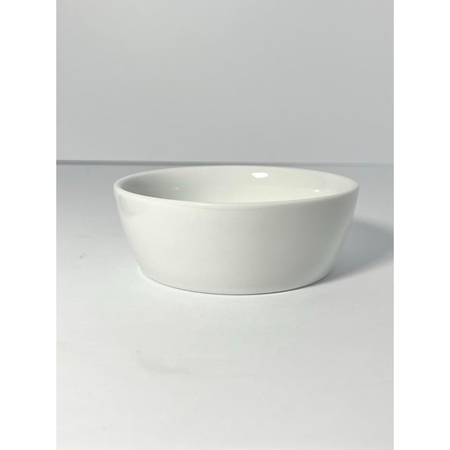 Crate & Barrel 5-Piece White Porcelain Tray & Dipping Sauce Appetizer Bowls For Sale - Image 10 of 10