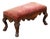 19th Century Queen Anne English Walnut Stool, 1870 For Sale
