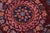 Boho Chic Ziegler Red/Blue Wool Runner Rug- 9'11'' X 10'3'' For Sale - Image 4 of 10