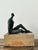 Vintage Patinated Metal Sculpture After Giacometti For Sale - Image 11 of 12