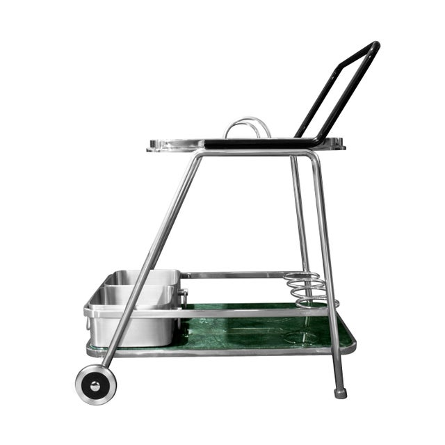 Decatur Bar Cart by Porus Studio For Sale - Image 10 of 12