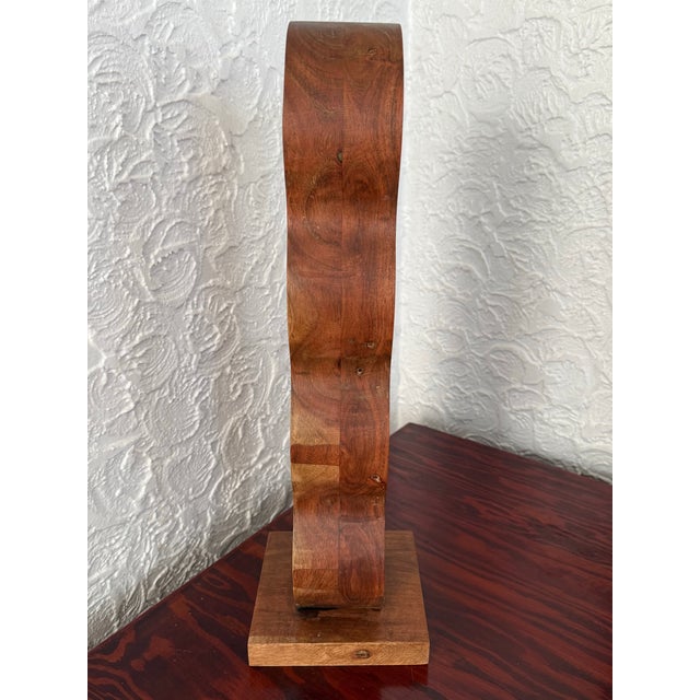 Vintage Curved Bentwood Single Bottle Wine Rack For Sale - Image 6 of 9