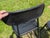 Vintage Set of 6 Black Leather Seats Bar Stools 1970s Mid Century Modern For Sale - Image 11 of 18