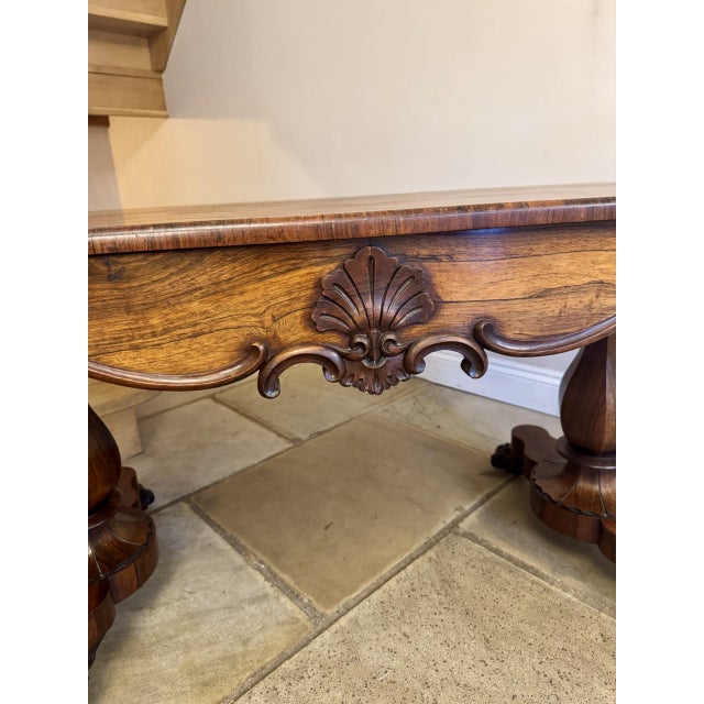Antique Regency Rosewood Centre Table, 1820 For Sale - Image 4 of 10