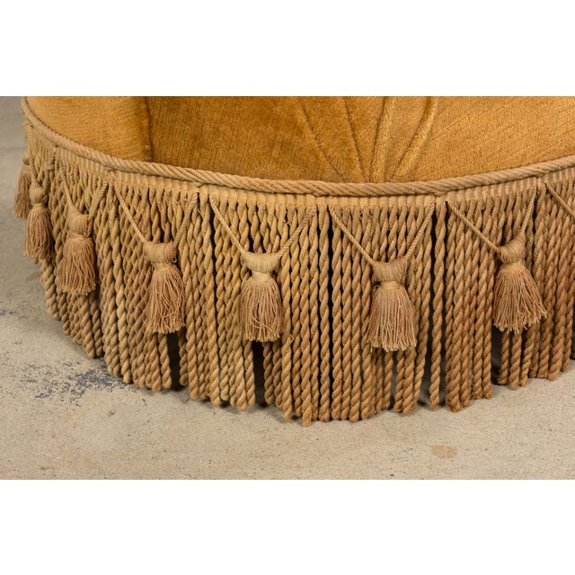 19th Century French Napoleon III Armchairs W/ Golden Ochre Mohair - A Pair For Sale - Image 9 of 18