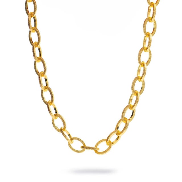 Gold Timeless Strength Chunky Gold Choker Necklace For Sale - Image 8 of 8