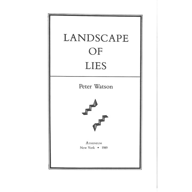 Traditional "Landscape of Lies" 1989 Watson, Peter For Sale - Image 3 of 3