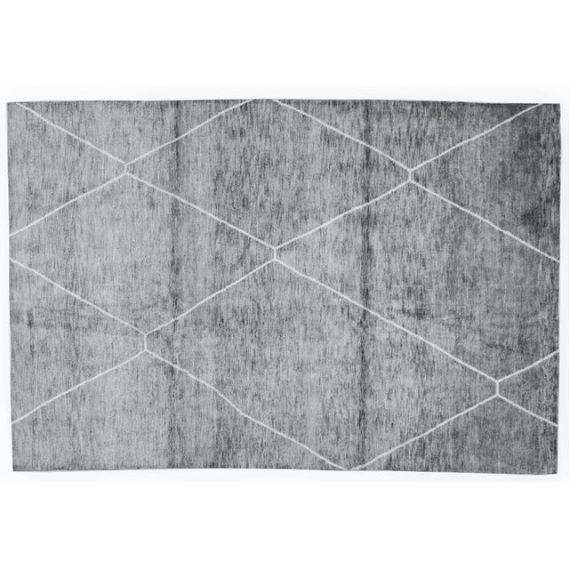 2010s Moroccan Hand Knotted Beni Ourain Rug With Soft Texture and Natural Colors,6'6"x9'9" For Sale - Image 5 of 5