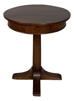 Italian Wooden Round Dining Table, 1930s