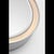 Metal Thomas O'Brien for Visual Comfort Signature Tricia 24" Illuminated Round Mirror in Matte White and Polished Nickel For Sale - Image 7 of 11