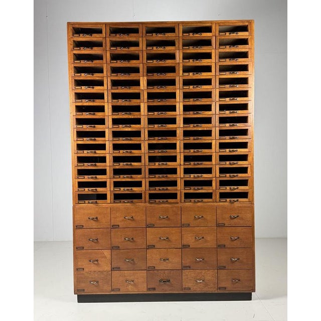 Vintage Haberdashery Cabinet in Wood For Sale - Image 18 of 18