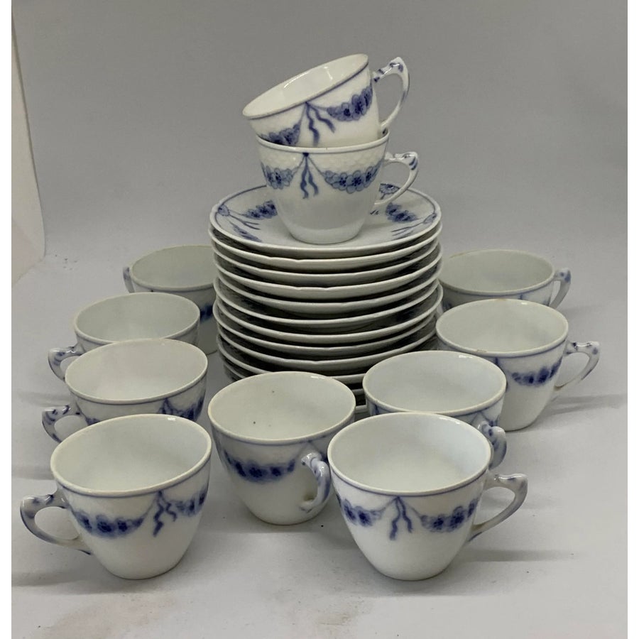 1940s Bing and Grondahl B&g Kjøbenhavn Empire Blue and White