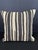 Turkish Hemp Pillow Cushion Natural Beige Black Cushion Cover 20"x20" For Sale - Image 4 of 4