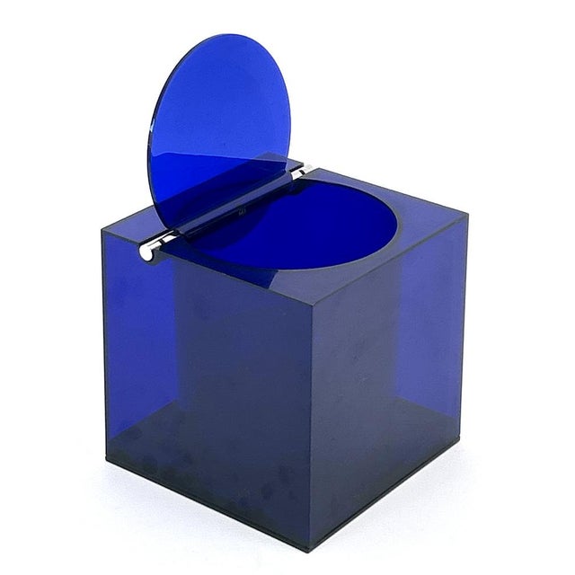 Blue Acrylic Ice Bucket by Studio O.P.I. for Cini & Nils, Italy, 1970s For Sale - Image 13 of 18